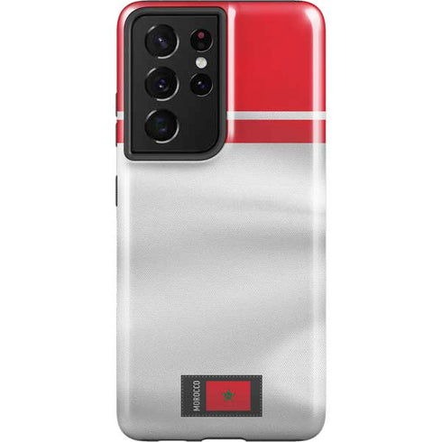 Morocco Soccer Flag Galaxy S21 Ultra 5G Pro Case